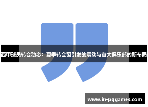 西甲球员转会动态：夏季转会窗引发的震动与各大俱乐部的新布局